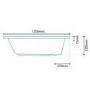 Impressions Compact 1200 x 700 Single Ended Bath
