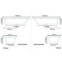 Tabor 1700 x 750 Deluxe Whirlpool Bath-No Bath Screen-Right hand bath