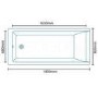 Carona 1800 x 800 Single Ended Bath