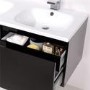 Barcelona 1200 Black Vanity Unit