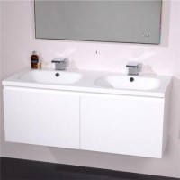 Barcelona 1200 White Vanity Unit