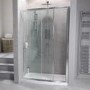 Aquafloe 6mm 1200 Bow Sliding Shower Door with Tray