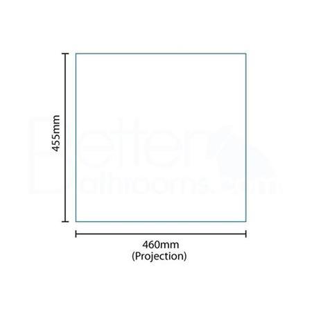 600mm Wall Hung Bathroom Cabinet - Walnut Single Drawer Unit - Aspen Range