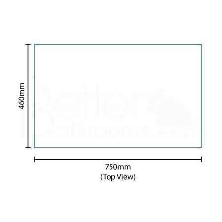 750mm Wall Hung Storage Unit - Walnut Single Drawer Unit - Aspen Range