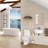 Hallmoor Close Coupled Toilet and Seat