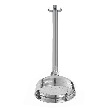 Fixed 150mm Apron Shower Head & Ceiling Arm