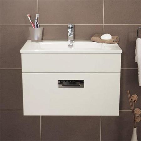 Aspen Compact 600 Wall Mounted 1 Drawer Vanity Unit