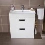 Aspen Compact 700 Floor Mounted 2 Drawer Vanity Unit
