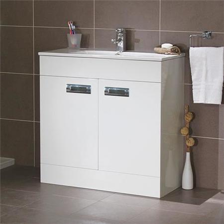 Aspen Compact 800 Floor Mounted 2 Door Vanity Unit