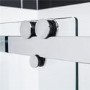 Shower Enclosure Left Hand 1400mm with Side Panel 800mm - 10mm Glass - Trinity Premium Range