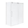 Shower Enclosure Left Hand 1400mm with Side Panel 800mm - 10mm Glass - Trinity Premium Range
