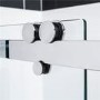 1700 x 900 Sliding Shower Enclosure- Left Hand 10mm Easy Clean Glass- Trinity Range