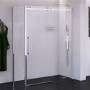 1700 x 900 Sliding Shower Enclosure- Left Hand 10mm Easy Clean Glass- Trinity Range