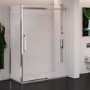 1600 x 800 Sliding Shower Enclosure - Left Hand 10mm Easy Clean Glass - Trinity Range