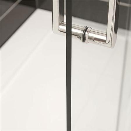 1600 x 800 Sliding Shower Enclosure - Left Hand 10mm Easy Clean Glass - Trinity Range