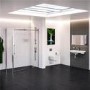 1200 Trinity Premium 10mm Left Hand Shower Enclosure with 900 Side Panel