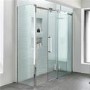 1200 x 760 Shower Enclosure Left Hand 10mm Easy Clean Glass - Trinity Range