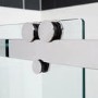 Shower Enclosure Left Hand 1700mm with Side Panel 760mm - 10mm Glass - Trinity Premium Range