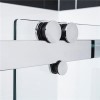 1700 x 760 Sliding Shower Enclosure - Right Hand 10mm Easy Clean Glass - Trinity Range