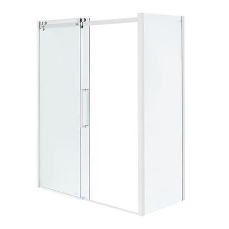 1700 x 760 Sliding Shower Enclosure - Right Hand 10mm Easy Clean Glass - Trinity Range