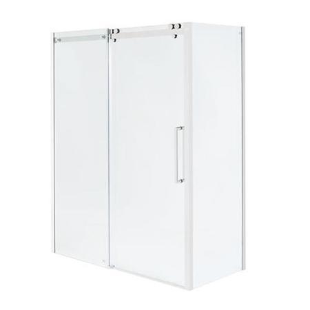 1700 x 760 Sliding Shower Enclosure - Right Hand 10mm Easy Clean Glass - Trinity Range