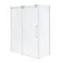 1700 x 760 Sliding Shower Enclosure - Right Hand 10mm Easy Clean Glass - Trinity Range