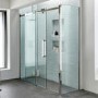 Sliding Shower Enclosure Right Hand 1400 x 760mm - 10mm Glass - Trinity Range