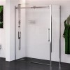 Shower Enclosure Right Hand 1400mm with Side Panel 800mm - 10mm Glass - Trinity Premium Range