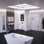 Shower Enclosure Right Hand 1400mm with Side Panel 900mm - 10mm Glass - Trinity Premium Range