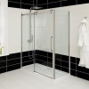 Shower Enclosure Right Hand 1600mm with Side Panel 760mm - 10mm Glass- Trinity Premium Range