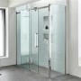 1200 Trinity Premiuim 10mm Right Hand Shower Enclosure with 760 Side Panel
