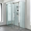 1200 Premium 10mm Right Hand Shower Enclosure with 800 Side Panel - Trinity Range
