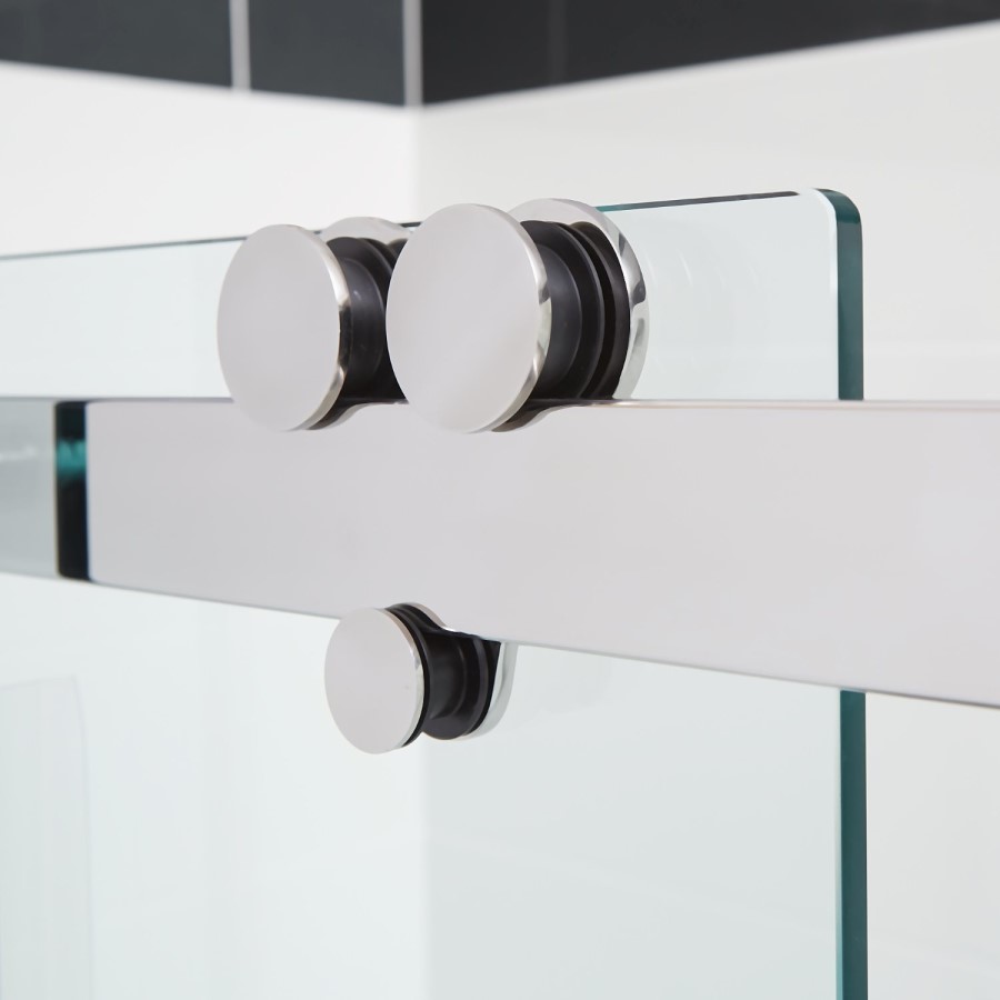 1200 Premium 10mm Right Hand Shower Enclosure with 800 Side Panel - Trinity Range