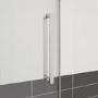 1200 Premium 10mm Right Hand Shower Enclosure with 800 Side Panel - Trinity Range