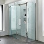 Sliding Shower Enclosure Right Hand 1400 x 800mm -  10mm Glass - Trinity Range