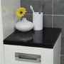 Cuba 300mm Black Worktop 