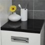 Cuba 350mm Black Worktop 