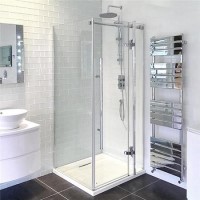 1000 x 1000 Hinged Shower Enclosure