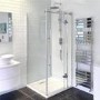 1000 x 1000 Hinged Shower Enclosure