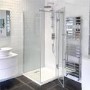 1000 x 1000 Hinged Shower Enclosure