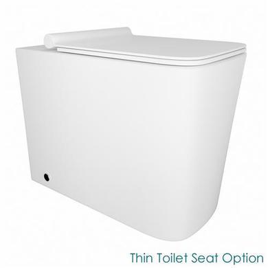 Bali Back to Wall Toilet with  Square Thin Seat