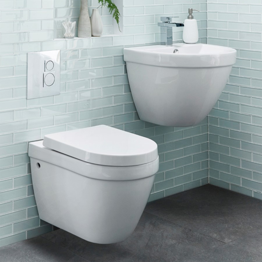 Wall Mounted Bathroom Suite - Aurora Range