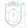 Aurora Back To Wall Toilet & Soft Close Seat