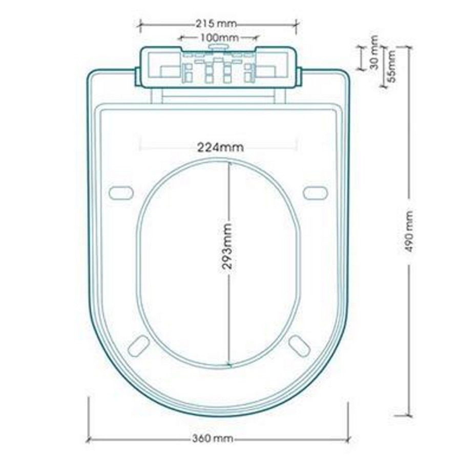 Aurora Back To Wall Toilet & Soft Close Seat