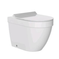 Aurora Back to Wall Toilet & Round Thin Seat