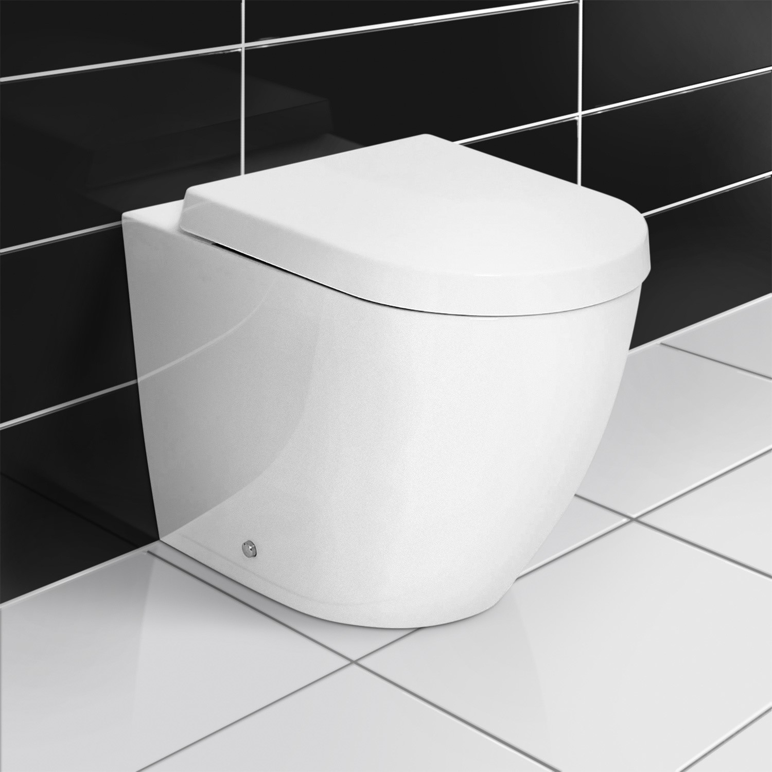 Better Bathrooms Smart-line BTW Pan and Soft Closing Seat BWS6003WH 