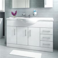 1200mm Vanity Unit with Basin - Doors & Drawers - Windsor 1200mm Vanity Unit with Basin - Doors & Drawers - Windsor