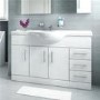 1200mm Vanity Unit with Basin - Doors & Drawers - Windsor