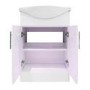 Windsor 550mm White Floorstanding Vanity Basin Unit