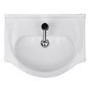 Windsor 550mm White Floorstanding Vanity Basin Unit